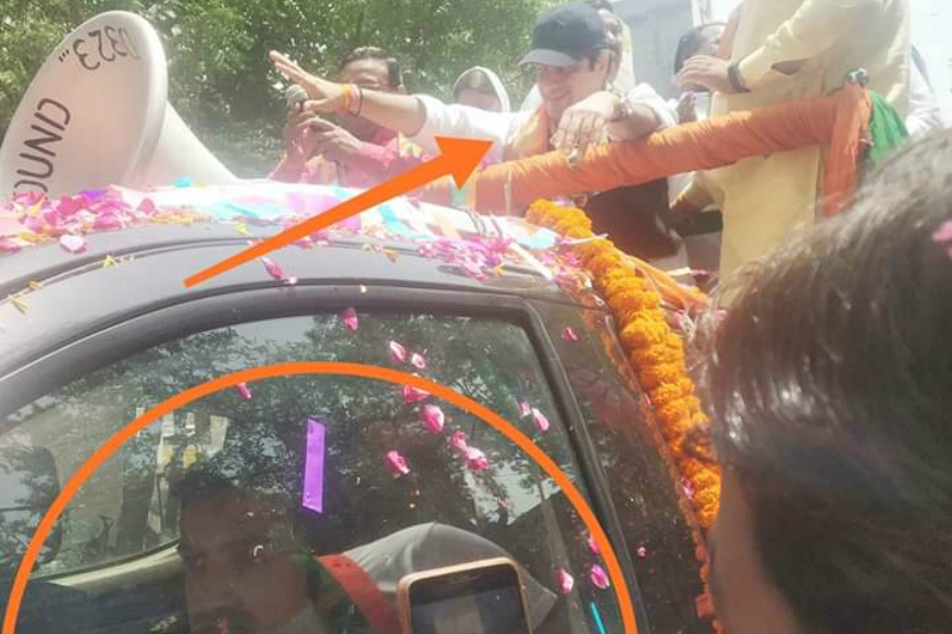 Gautam Gambhir using ‘duplicate’ for poll campaign to avoid Sun heat, alleges Manish Sisodia; shares picture