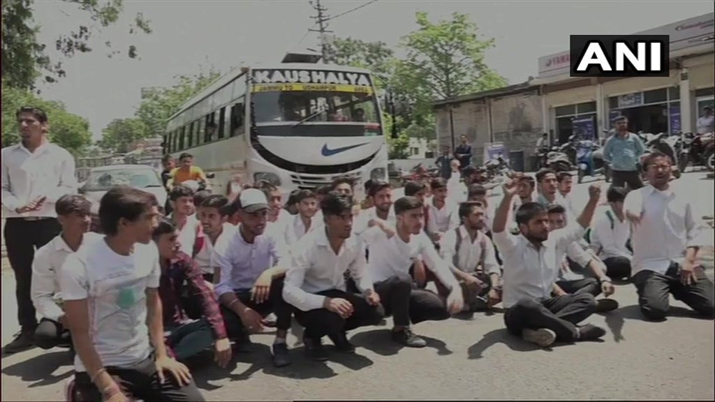 J&K: Govt Degree College students protest over fee hike in Udhampur