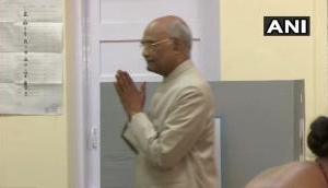 President Ram Nath Kovind, wife Savita Kovind cast vote in Delhi