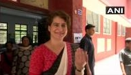 Priyanka Gandhi after casting vote, says It is clear BJP govt is going