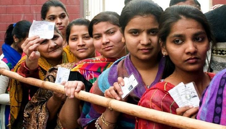 Delhi records 34.48 percent voting till 1 PM