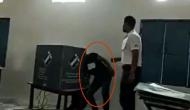 Watch: Caught on Camera! Polling agent tries to influence voters in Faridabad; arrested after video goes viral