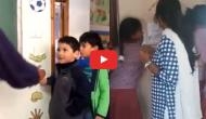 Video: Watch how a school principal greets her students before morning classes; her gesture will make your day!