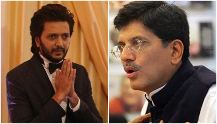 Riteish Deshmukh politely hits back to Piyush Goyal for attacking his father Vilas Rao Deshmukh