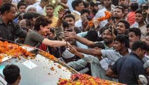 Video: Priyanka Gandhi at Indore roadshow, greeted with pro-Modi slogans; watch how she reacts