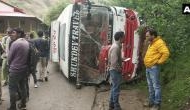Kullu: Bus carrying BJP workers overturns, 7 injured
