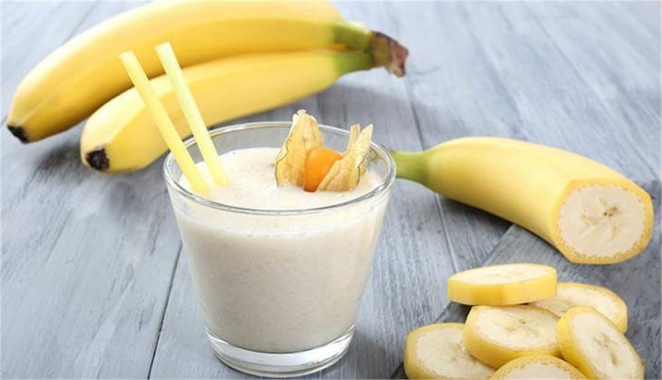 banana and milk