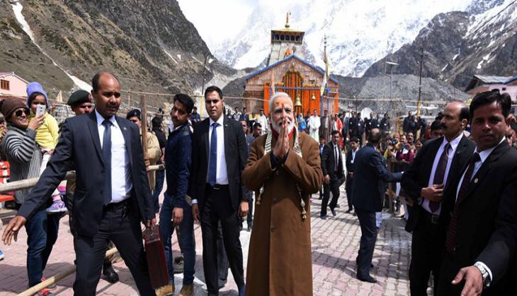 PM Narendra Modi offers prayers at Kedarnath temple