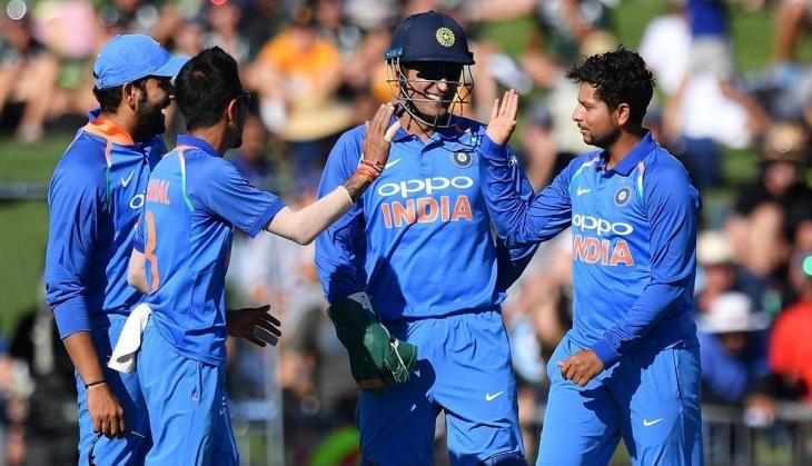 Yuzvendra Chahal with Team India