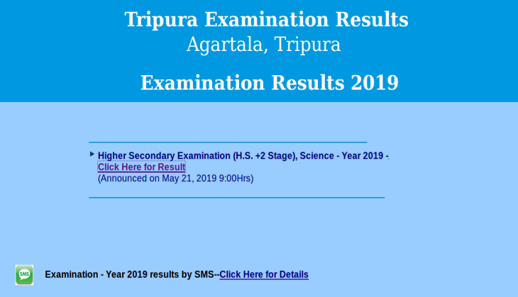 Tripura 12th Result 2019: Announced! TBSE declares Science stream results; check via SMS