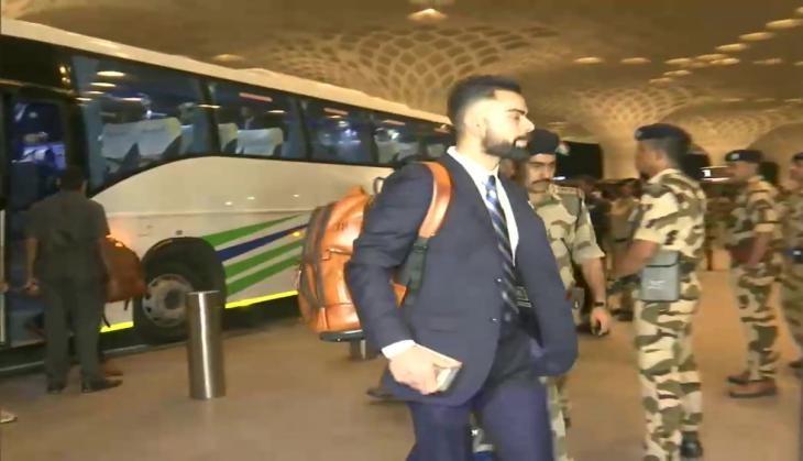 Indian Cricket Team Depart For England