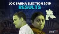 Lok Sabha Election Results 2019: Smriti Irani leads in Amethi; Rahul Gandhi crawls