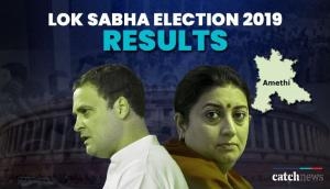 Lok Sabha Election Results 2019: Smriti Irani leads in Amethi; Rahul Gandhi crawls