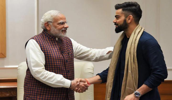 Here's how Virat Kohli congratulated Narendra Modi after BJP's landslide victory