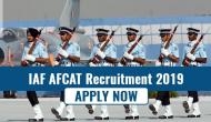IAF AFCAT Recruitment 2019: Apply for Commissioned Officers posts; check eligibility criteria