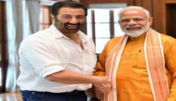 sunny deol with modi