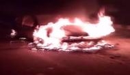 UP: Car catches fire in Kanpur; no casualties reported