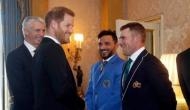 Prince Harry sledges Australian skipper Aaron Finch at Buckingham Palace