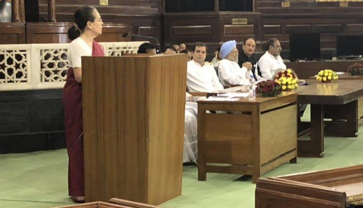 Sonia Gandhi elected as Chairperson of Congress Parliamentary Party