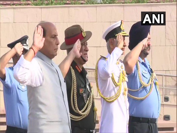 Rajnath Singh pays tribute to jawans at National War Memorial before formally taking over defence ministry
