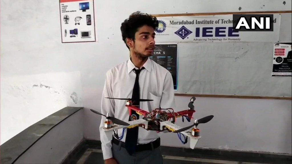 Moradabad engineering students invent 'sandal drone' security system for women's safety