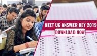 NEET UG 2019 Final Answer Key released! Here's how to check at ntaneet.nic.in