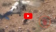 Watch how helicopter rescue of injured elderly woman hiker on stretcher goes wrong; video will scare you!