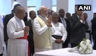 PM Modi visits St Anthony's Church in Colombo, pays tribute to deceased of Easter terror attack