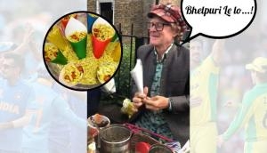 Video: Man sells bhelpuri during India vs Australia World Cup match; Indians call, ‘British bhelpuri wala’