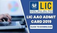 LIC AAO Admit Card 2019: Download main exam hall tickets at licindia.in; know how