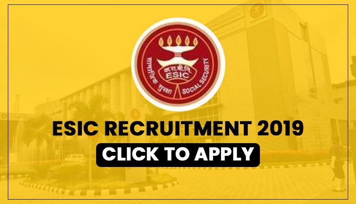ESIC Recruitment 2019: New vacancies released for 60-year-old; salary upto Rs 1 lakh 