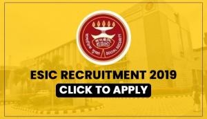 ESIC Recruitment 2019: Latest job opportunity for Faculty and other posts; earn upto Rs 1,77,000 per month