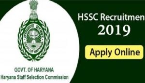 HSSC Recruitment 2019: Apply for over 2000 vacancies released for multiple posts; salary upto Rs 1 lakh