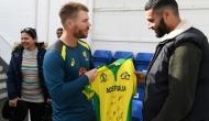 David Warner gifts signed jersey to Indian origin net bowler who was injured by his shot; see video