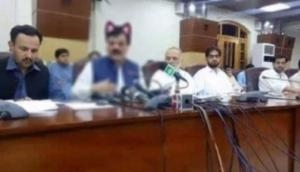 Pakistan minister Khyber Pakhtukhwa accidently shown with cat ears, whiskers on Facebook live streaming