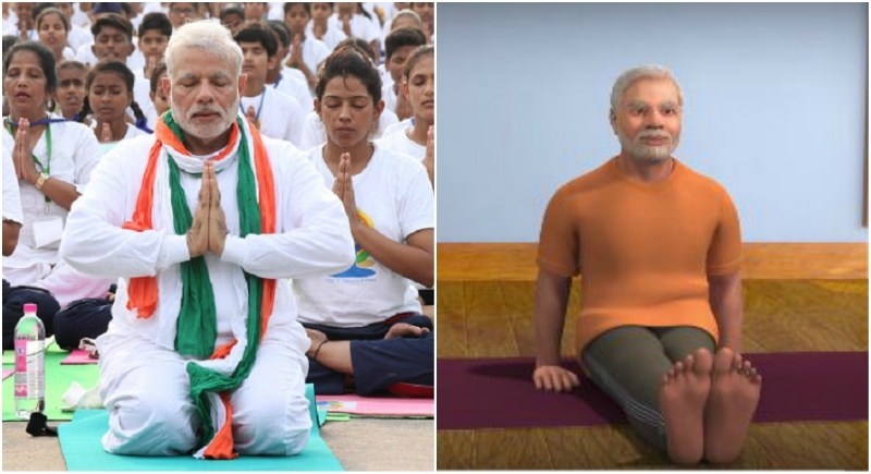 PM Modi's animated avatar demonstrates Bhujangasana ahead of Yoga day