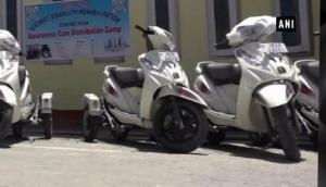 J-K: Specially designed scooters distributed to physically challenged in Doda