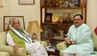 BJP working president J P Nadda meets ex-party chiefs Murli Manohar Joshi, LK Advani