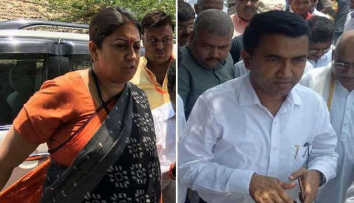 UP: Goa CM Pramod Sawant, Union Minister Smriti Irani visit Amethi