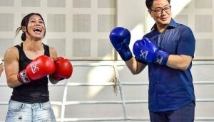 Here's what Kiren Rijiju said to avoid boxing with Mary Kom--watch video