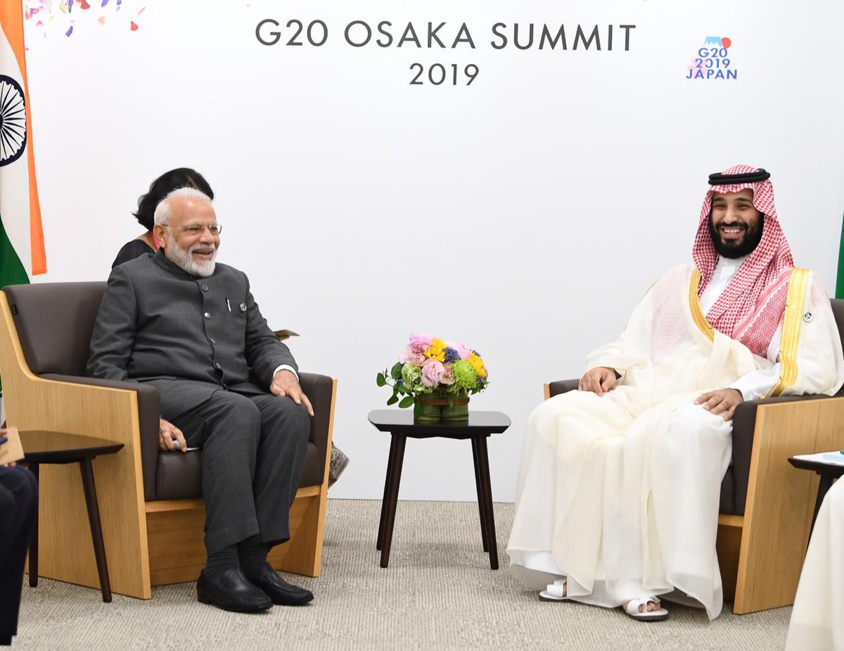 PM Modi, Saudi Prince Salman meet in Japan, discuss trade, counter-terrorism