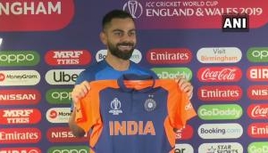 Virat Kohli's first reaction on team India's new orange jersey