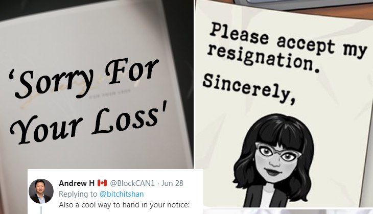Viral! Man resigned from his job by writing ‘sorry for your loss’ in resignation letter; Netizens go ROFL!