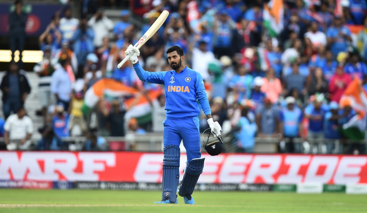 KL Rahul smashes his first World Cup century against Sri Lanka