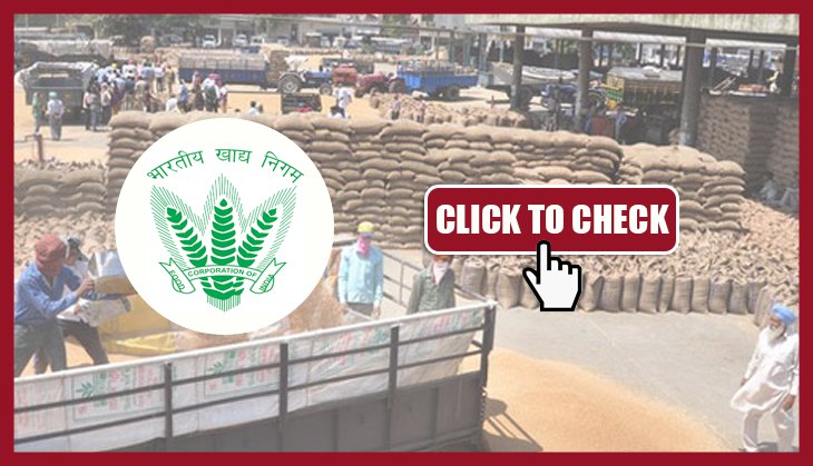 FCI Exam Result 2019: Declared! Here’s how to check zone-wise result for 4103 vacancies