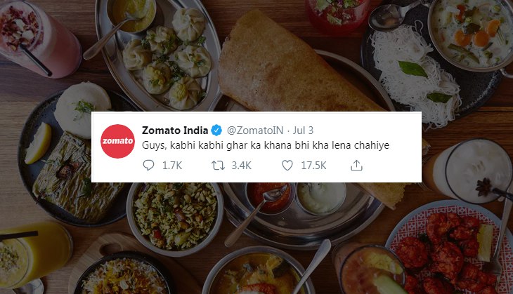 Zomato’s ‘Ghar Ka Khana’ tweet triggers viral trend; netizens say, ‘Looks like Mom has joined the app’