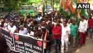 Karnataka crisis: Youth Congress workers take out protest march against BJP