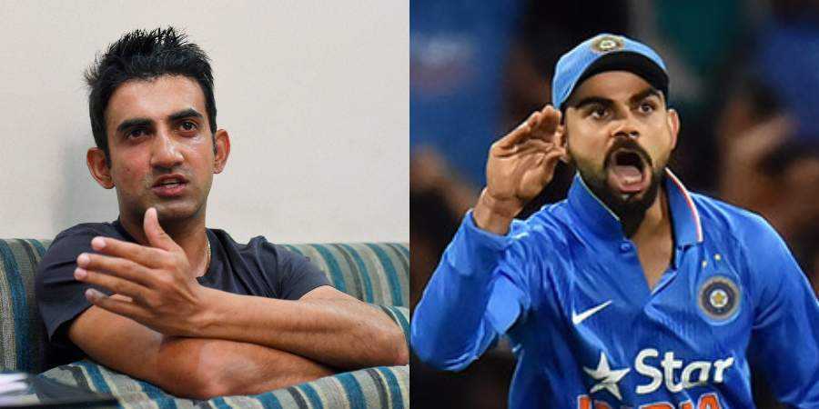 Gautam Gambhir gets slammed on Twitter for taking a toll on Virat Kohli