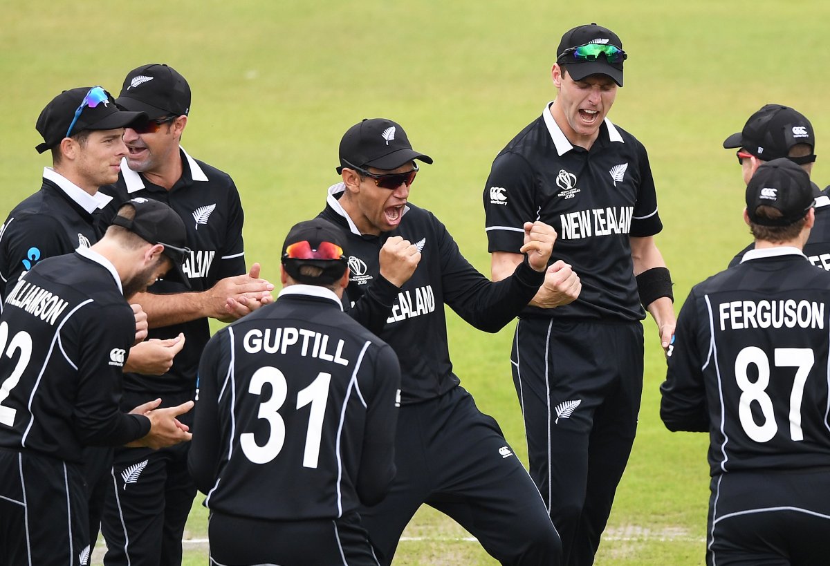 New Zealand beat India by 18 runs to reach their second consecutive World Cup final