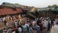 10 killed, 35 injured in trains collision in Pakistan's Sadiqabad